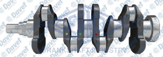 GENMOT GM1691 Krank Mili Honda Civic 1.6 01-05 Kasnak Baglantisi 28mm 4 Baltali